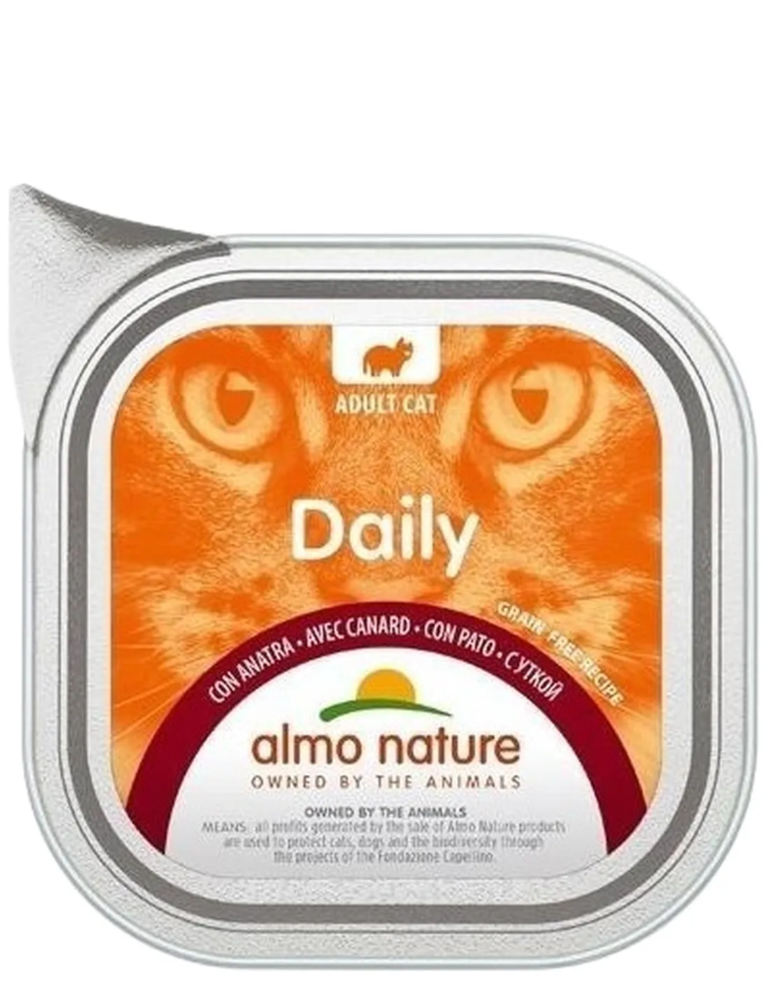 Almo nature daily gatto adult con anatra 100 gr  