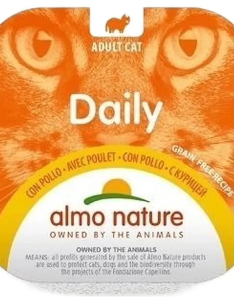 Almo nature daily gatto adult con pollo 100 gr  