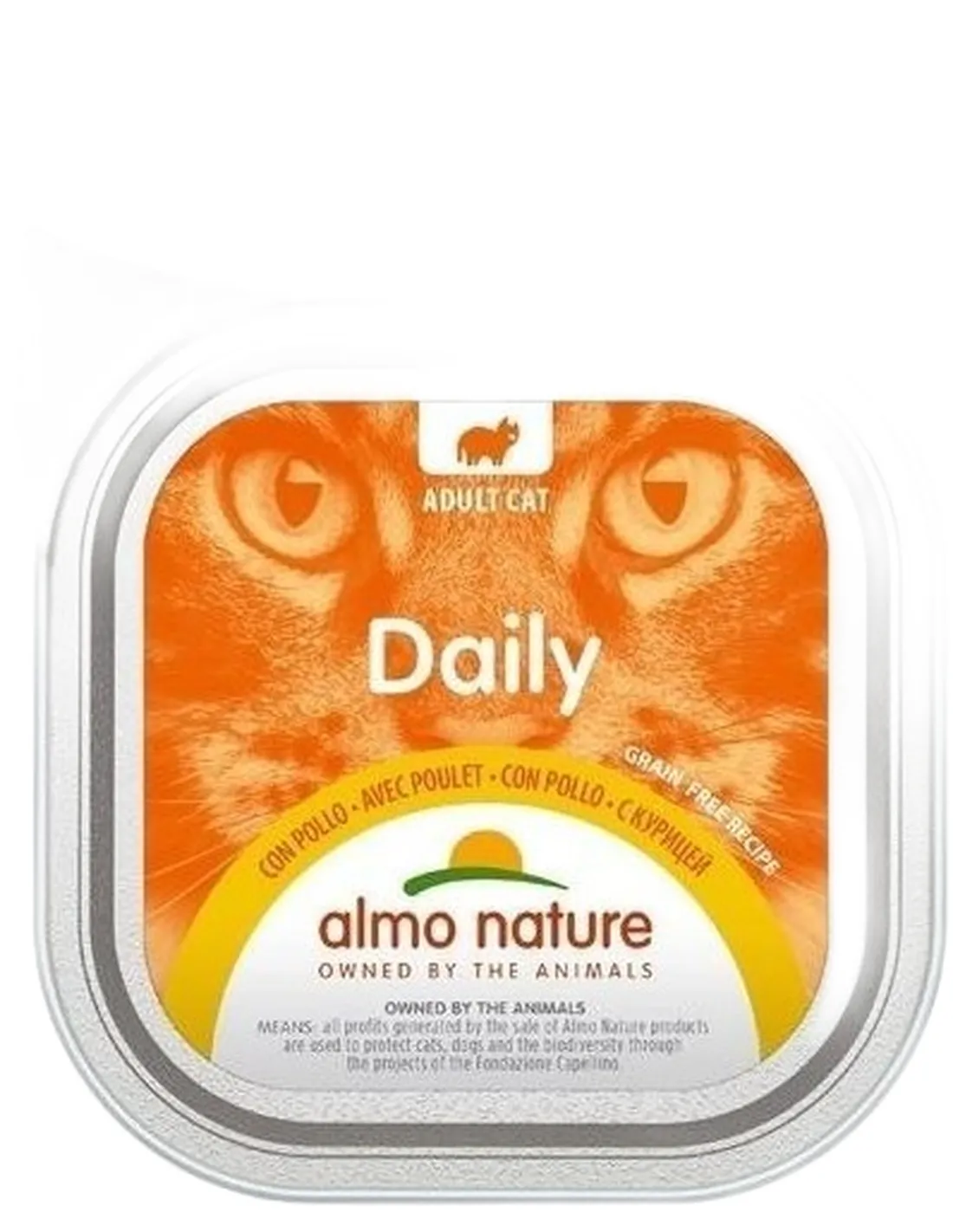 Almo nature daily gatto adult con pollo 100 gr  