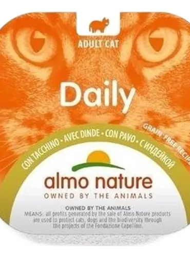 Almo nature daily gatto adult con tacchino 100 gr  