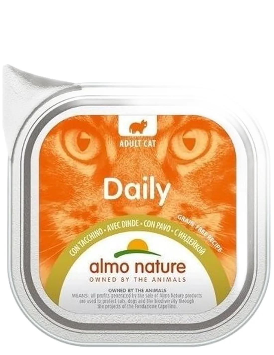 Almo nature daily gatto adult con tacchino 100 gr  