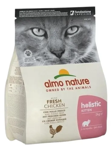 Almo nature holistic kitten con pollo fresco 2 kg