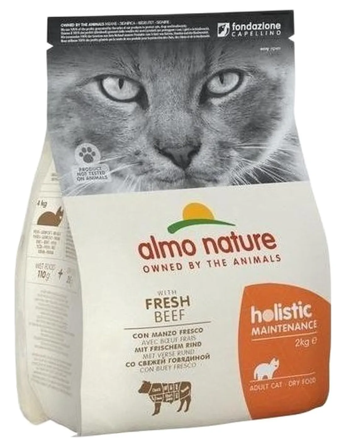 Almo nature holistic gatto adult manzo fresco 2 kg  