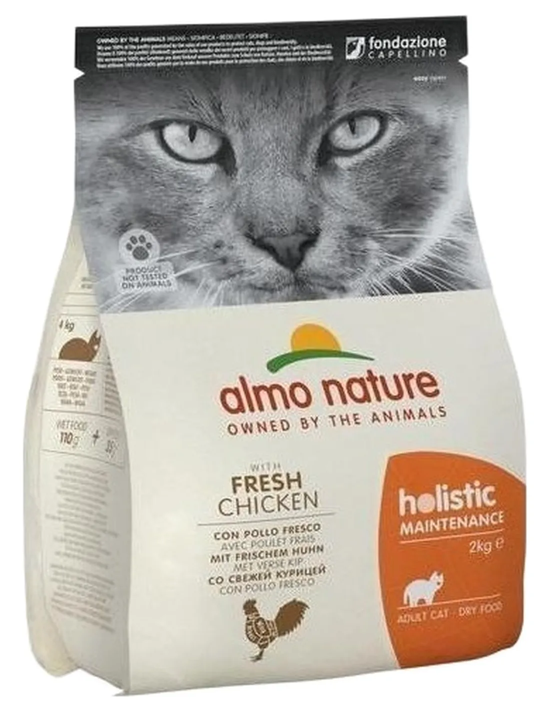 Almo nature holistic gatto adult con pollo fresco 2 kg  