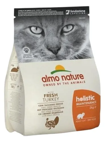 Almo nature holistic gatto adult con tacchino fresco 2 kg