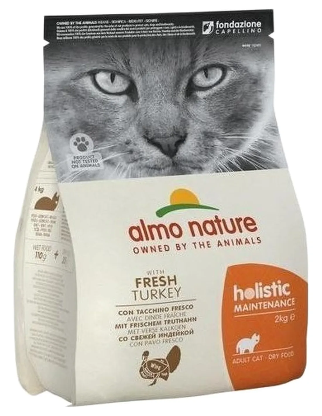 Almo nature holistic gatto adult con tacchino fresco 2 kg  