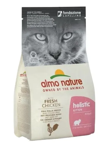 Almo nature holistic kitten con pollo fresco 400 gr  