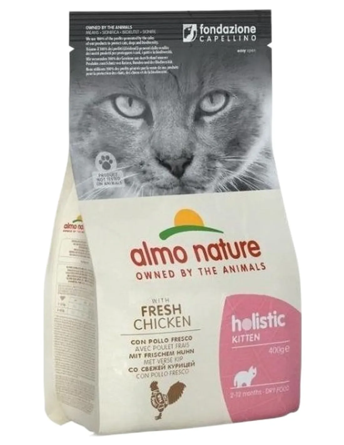 Almo nature holistic kitten con pollo fresco 400 gr   Almo nature holistic kitten con pollo fresco 400 gr