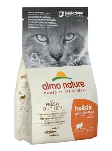 Almo nature holistic gatto adult pesce azzurro e riso 400 gr