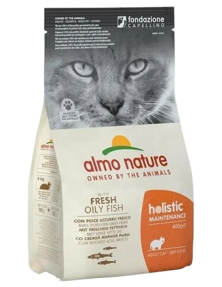 Almo nature holistic gatto adult pesce azzurro e riso 400 gr  