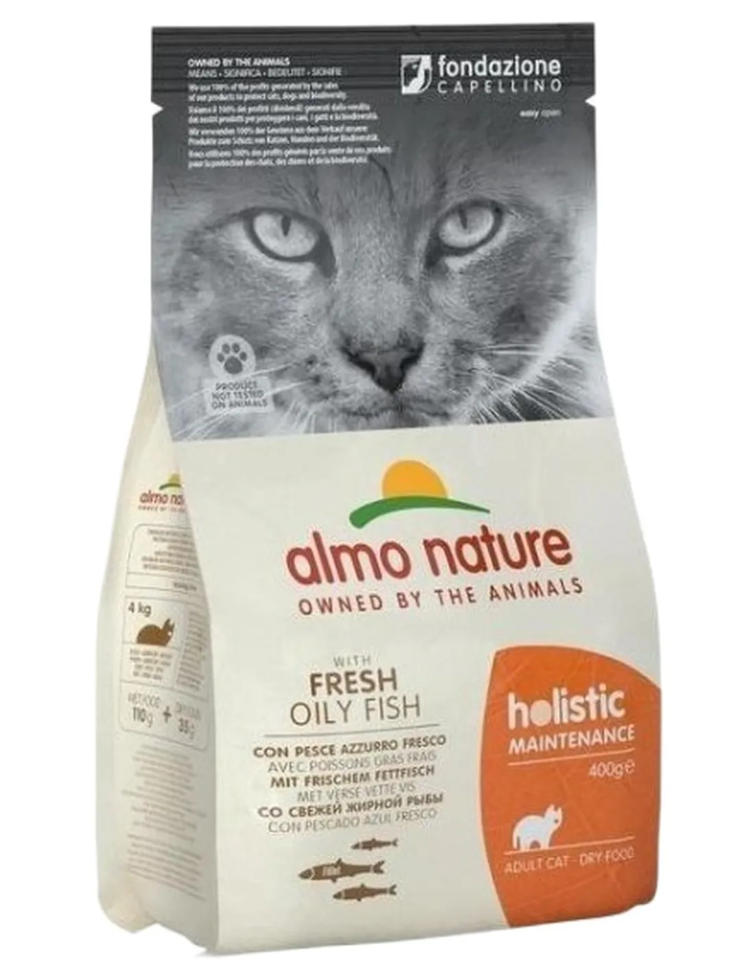 Almo nature holistic gatto adult pesce azzurro e riso 400 gr   Almo nature holistic gatto adult pesce azzurro e riso 400 gr