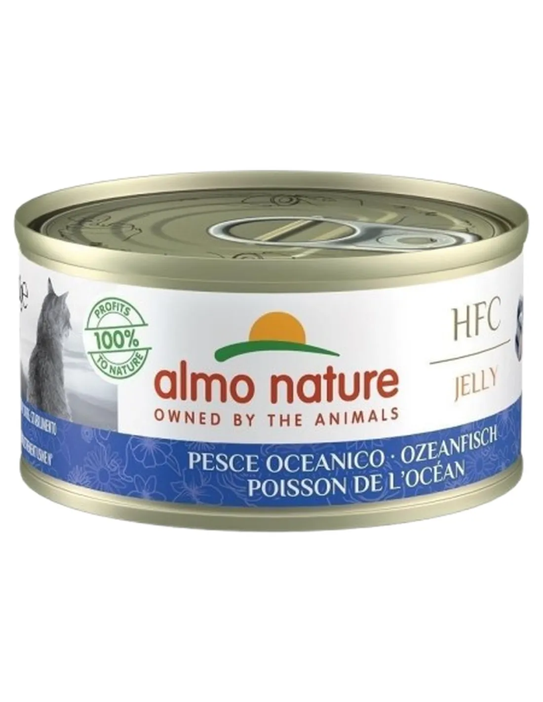 Almo nature hfc jelly gatto adult pesce oceanico 70 gr   Almo nature hfc jelly gatto adult pesce oceanico 70 gr