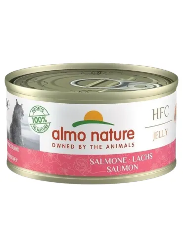 Almo nature hfc jelly gatto adult salmone 70 gr  