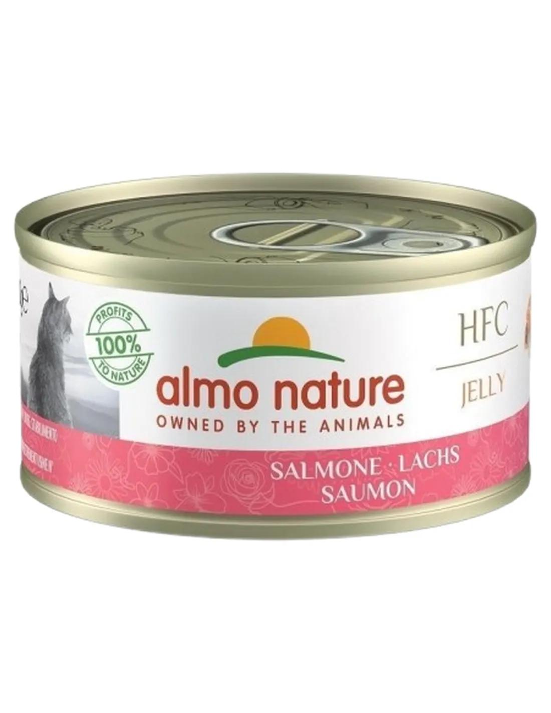 Almo nature hfc jelly gatto adult salmone 70 gr  