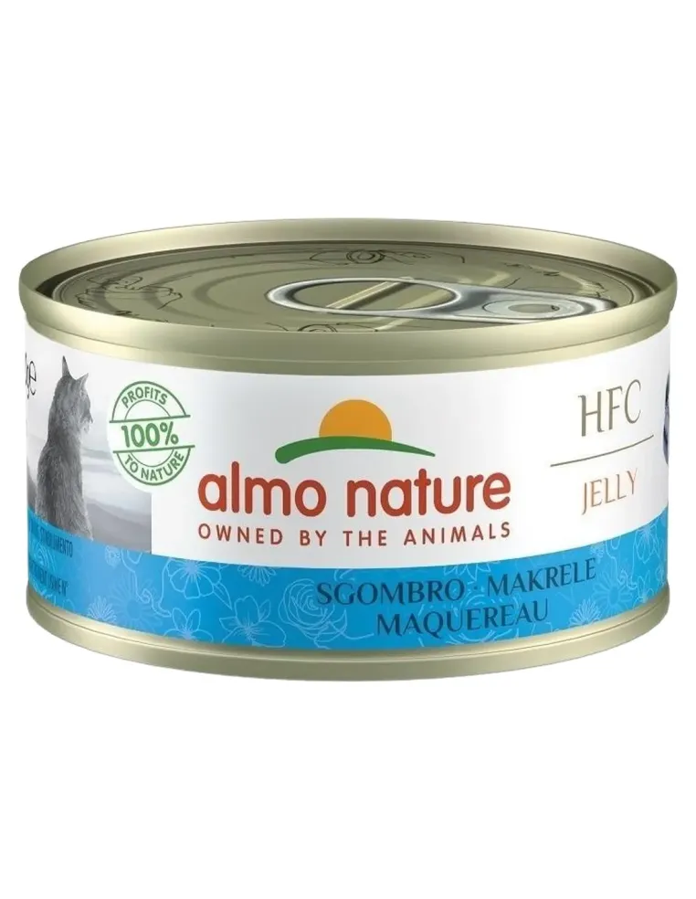 Almo nature hfc jelly gatto adult sgombro 70 gr  