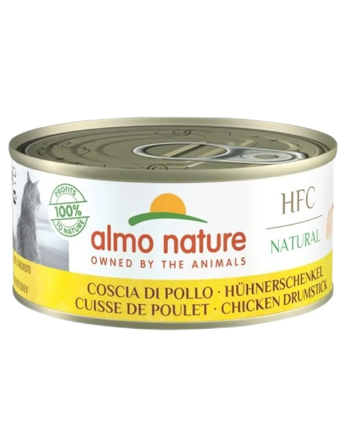 Almo nature HFC natural gatto Adult coscia di pollo 150 gr   Almo nature HFC natural gatto Adult coscia di pollo 150 gr