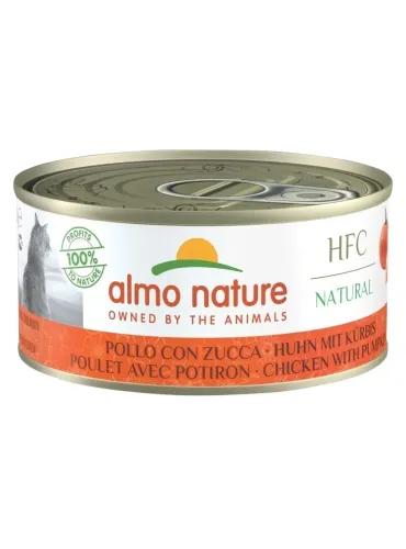 Almo nature HFC natural gatto Adult pollo con zucca 150 gr  