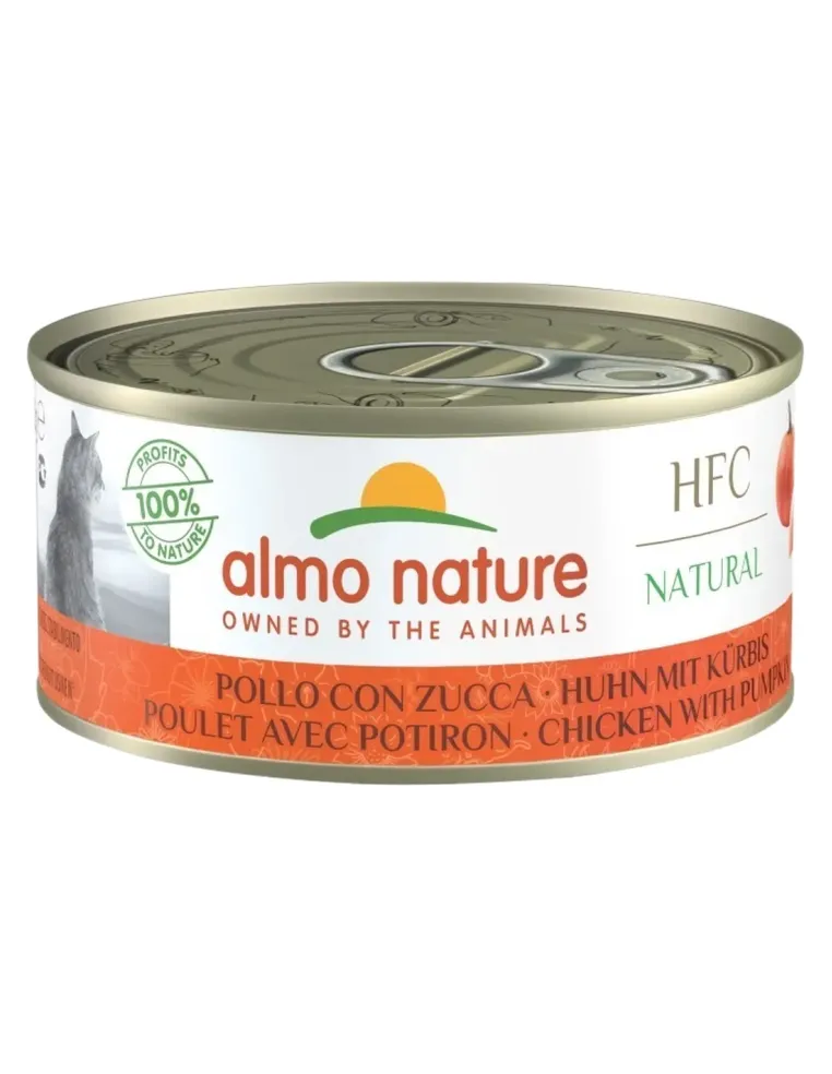Almo nature HFC natural gatto Adult pollo con zucca 150 gr  