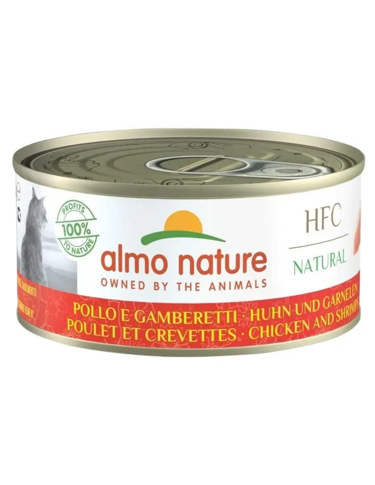 Almo nature HFC natural gatto Adult pollo e gamberetti 150 gr  