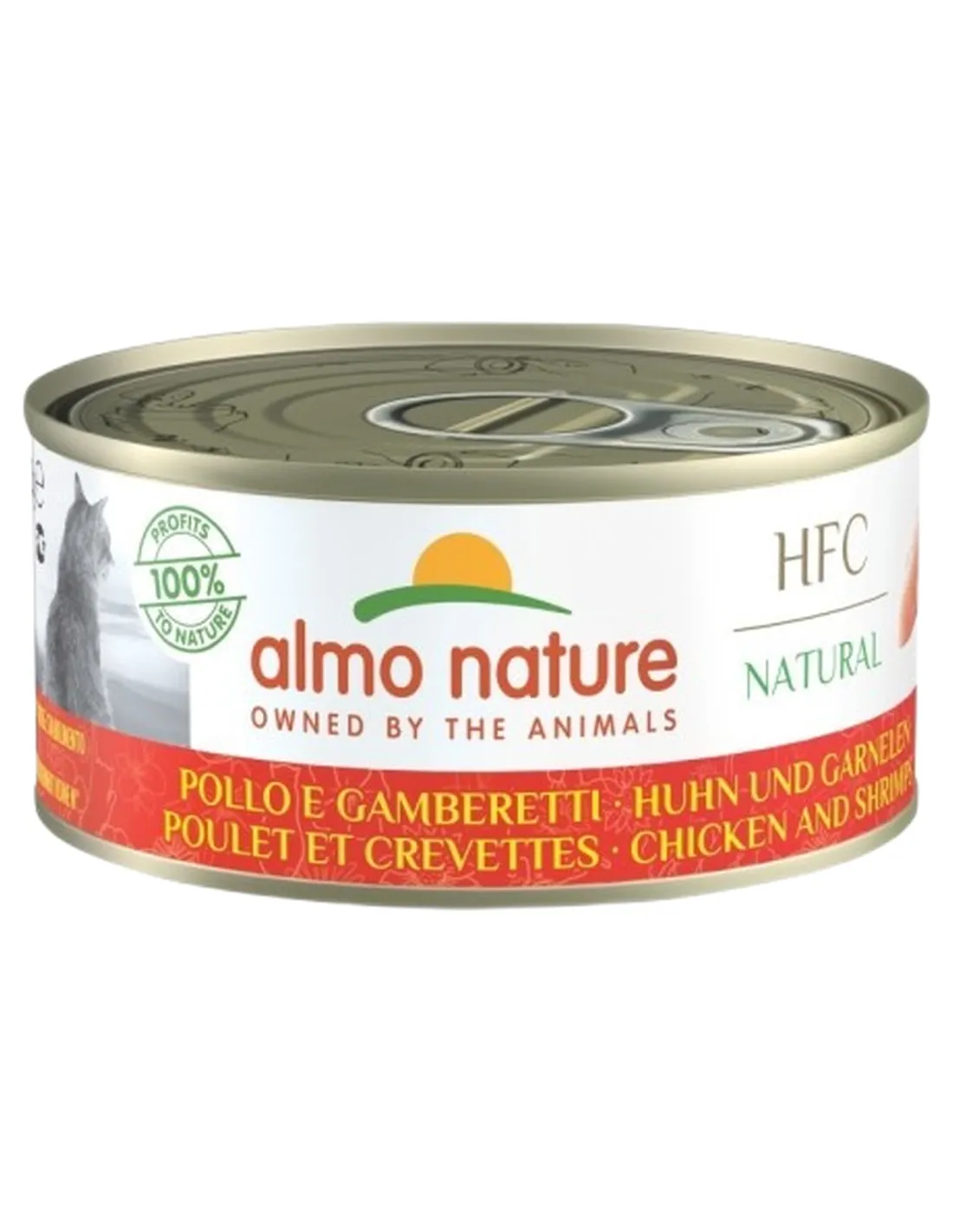 Almo nature HFC natural gatto Adult pollo e gamberetti 150 gr  