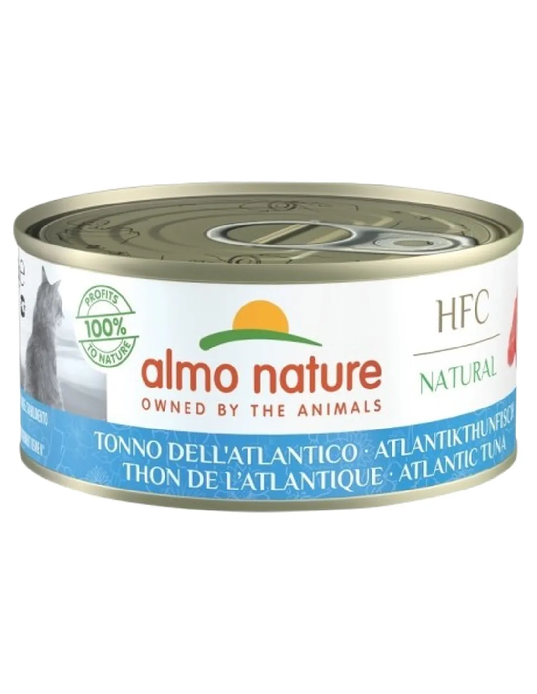 Almo nature HFC natural gatto Adult tonno dell'Atlantico 150 gr   Almo nature HFC natural gatto Adult tonno dell'Atlantico 150 gr