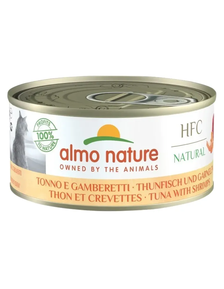 Almo nature HFC natural gatto Adult tonno e gamberetti 150 gr  