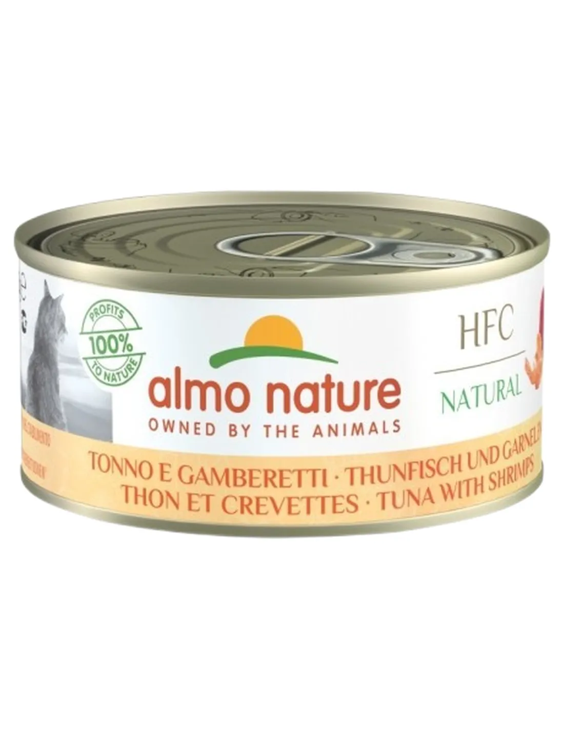 Almo nature HFC natural gatto Adult tonno e gamberetti 150 gr  