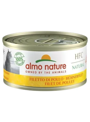 Almo nature hfc natural gatto adult filetto di pollo 70 gr  