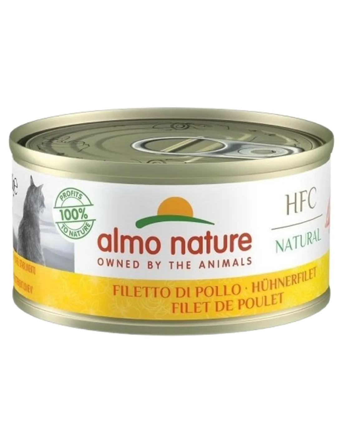 Almo nature hfc natural gatto adult filetto di pollo 70 gr   Almo nature hfc natural gatto adult filetto di pollo 70 gr