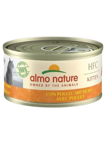 Almo nature hfc kitten con pollo 70 gr  