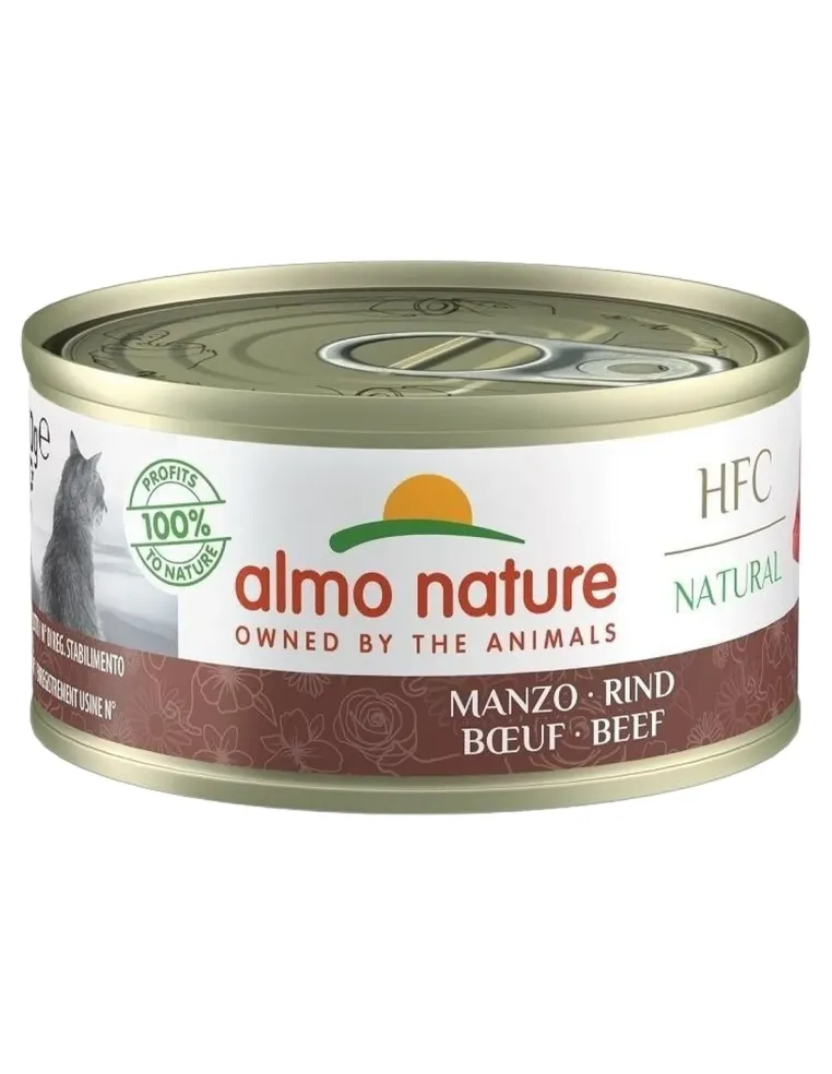 Almo nature hfc natural gatto adult manzo 70 gr  