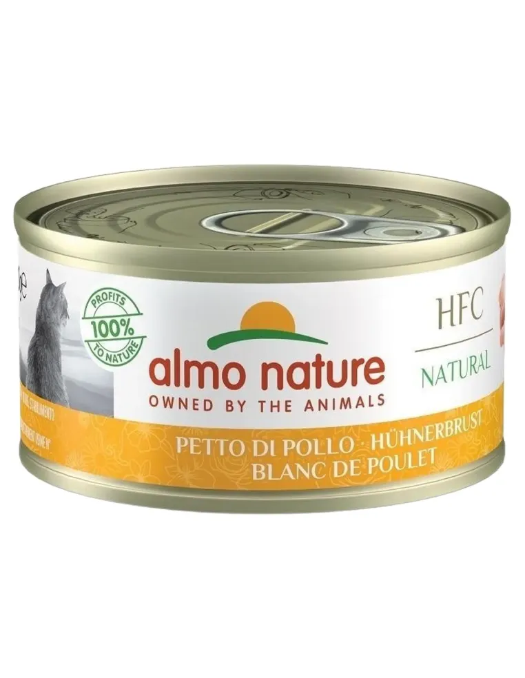 Almo nature hfc natural gatto adult petto di pollo 70 gr  