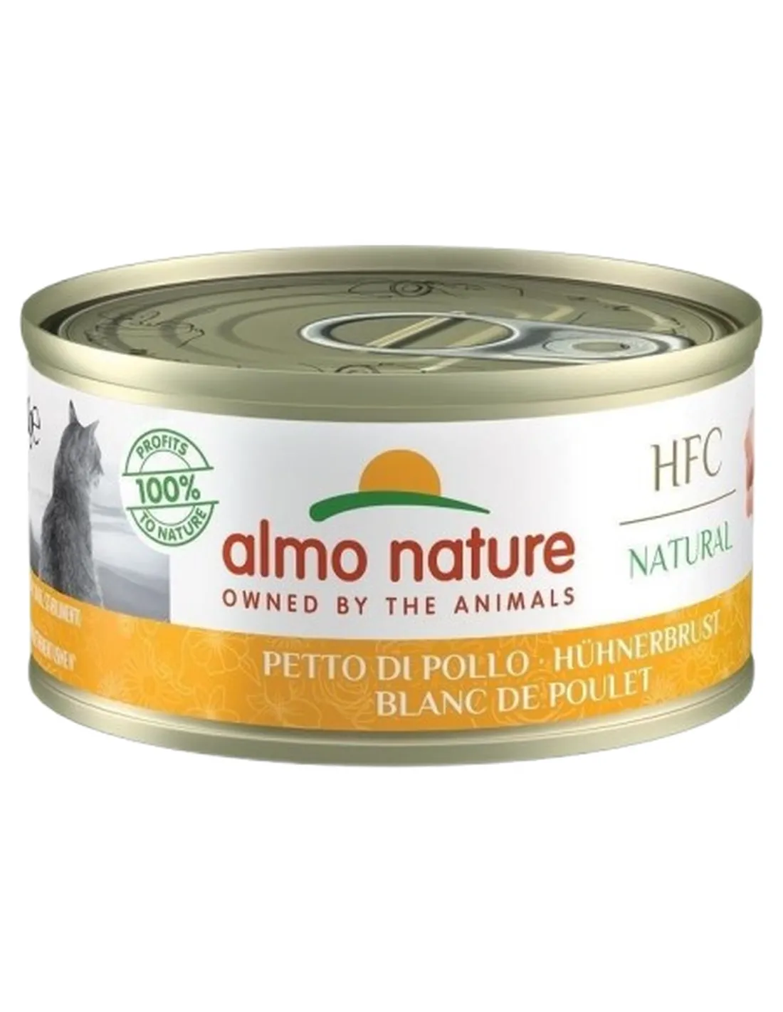 Almo nature hfc natural gatto adult petto di pollo 70 gr   Almo nature hfc natural gatto adult petto di pollo 70 gr