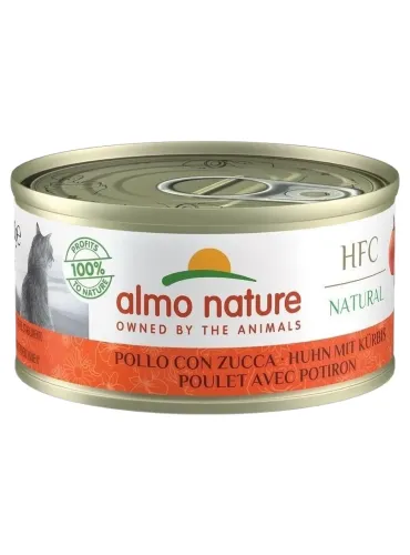Almo nature hfc natural gatto adult pollo con zucca 70 gr  