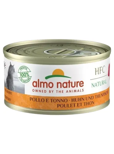 Almo nature hfc natural gatto adult pollo e tonno 70 gr