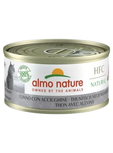 Almo nature hfc natural gatto adult tonno con acciughine 70 gr  