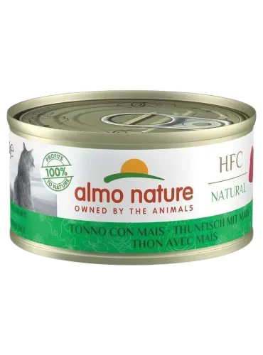 Almo nature hfc natural gatto adult tonno con mais 70 gr  