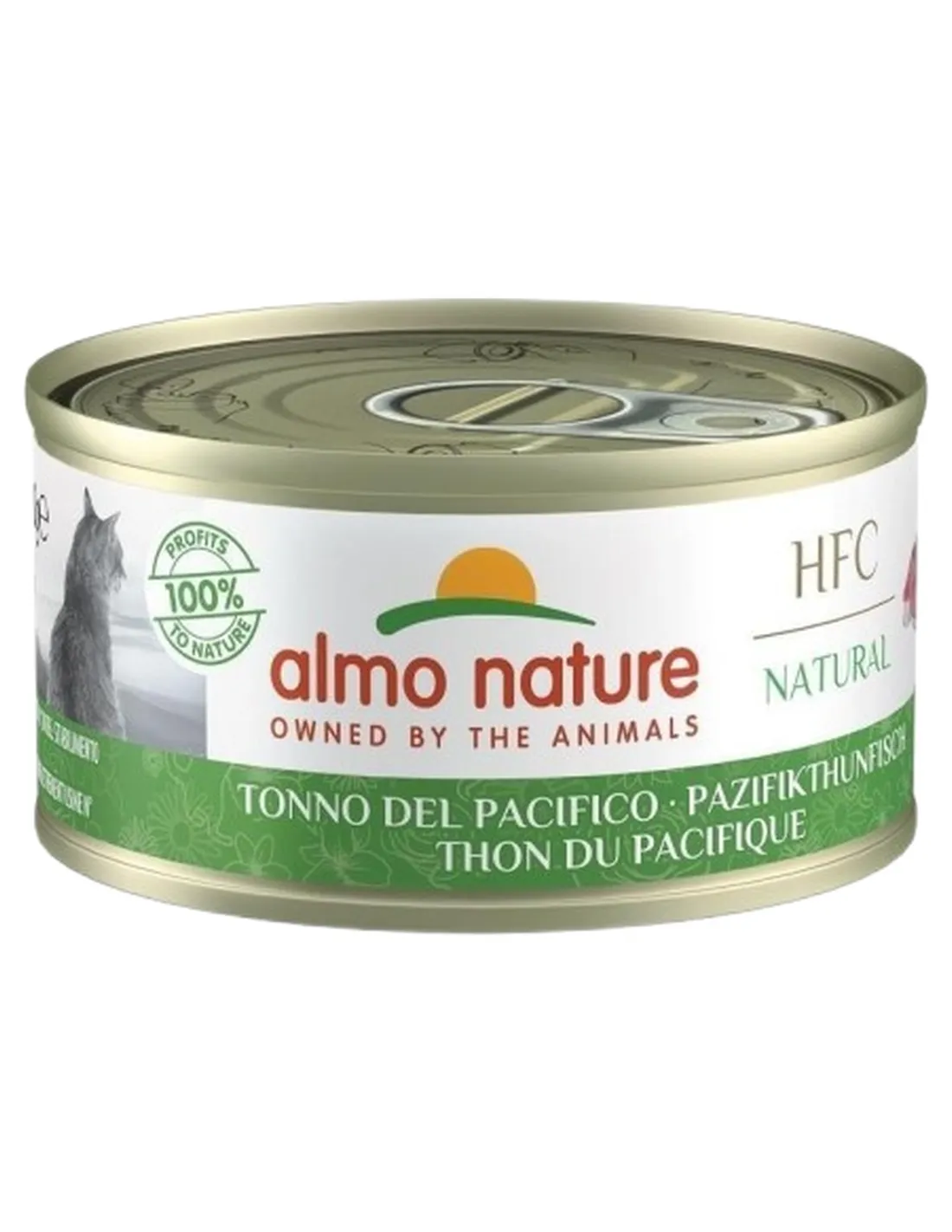Almo nature hfc natural gatto adult tonno del pacifico 70 gr   Almo nature hfc natural gatto adult tonno del pacifico 70 gr