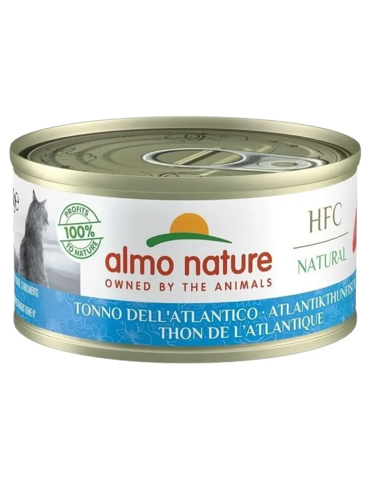 Almo nature hfc natural gatto adult tonno dell'atlantico 70 gr  