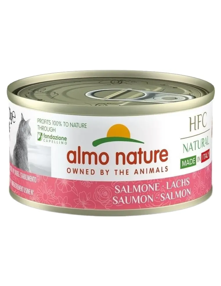 Almo nature hfc natural made in italy gatto salmone 70 gr  