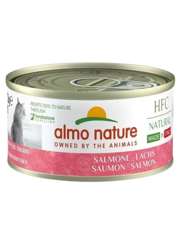 Almo nature hfc natural made in italy gatto tonno pollo con prosciutto 70 gr  