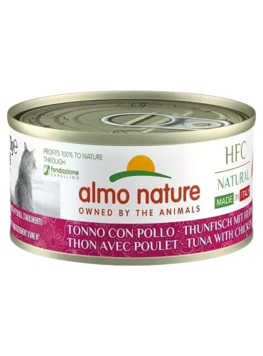 Almo nature hfc natural made in italy gatto tonno con pollo 70 gr