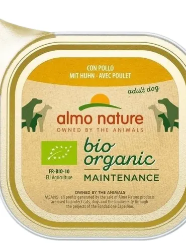 Almo nature pfc daily menù bio cane adult con pollo 100 gr  