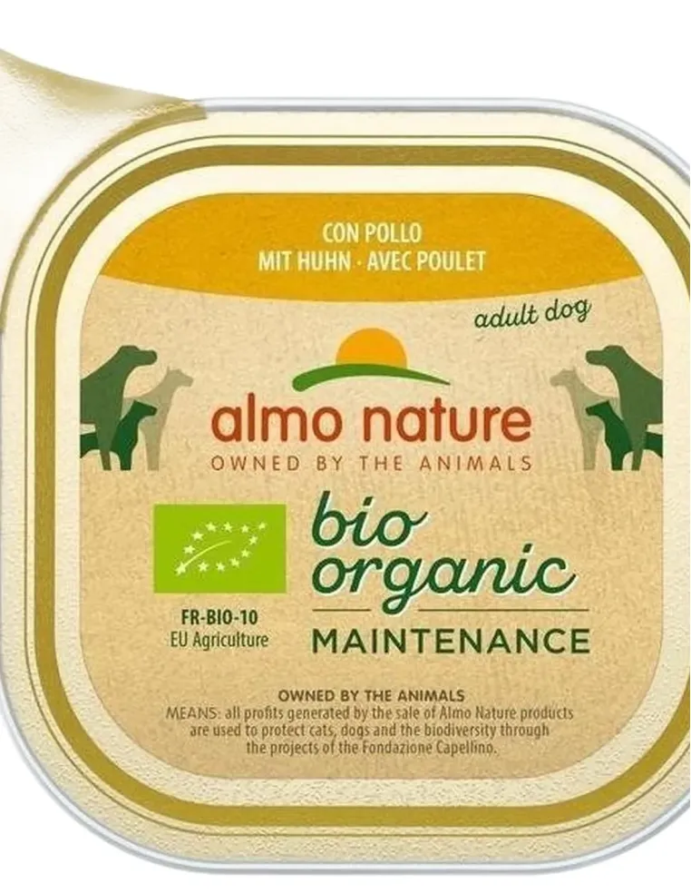 Almo nature pfc daily menù bio cane adult con pollo 100 gr  