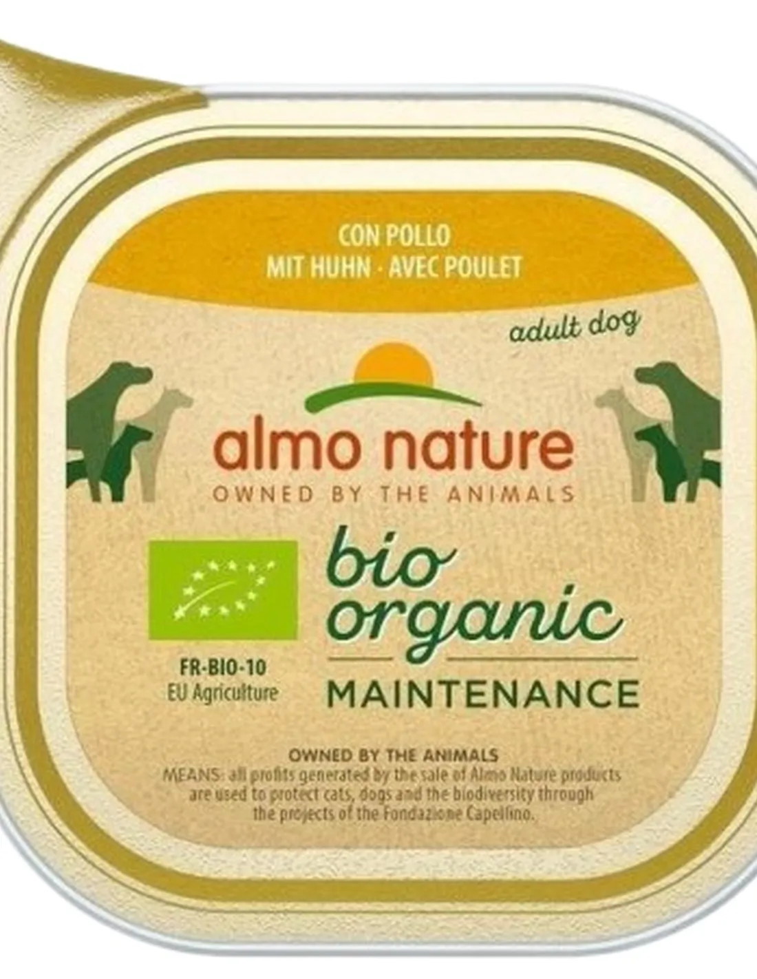 Almo nature pfc daily menù bio cane adult con pollo 100 gr  
