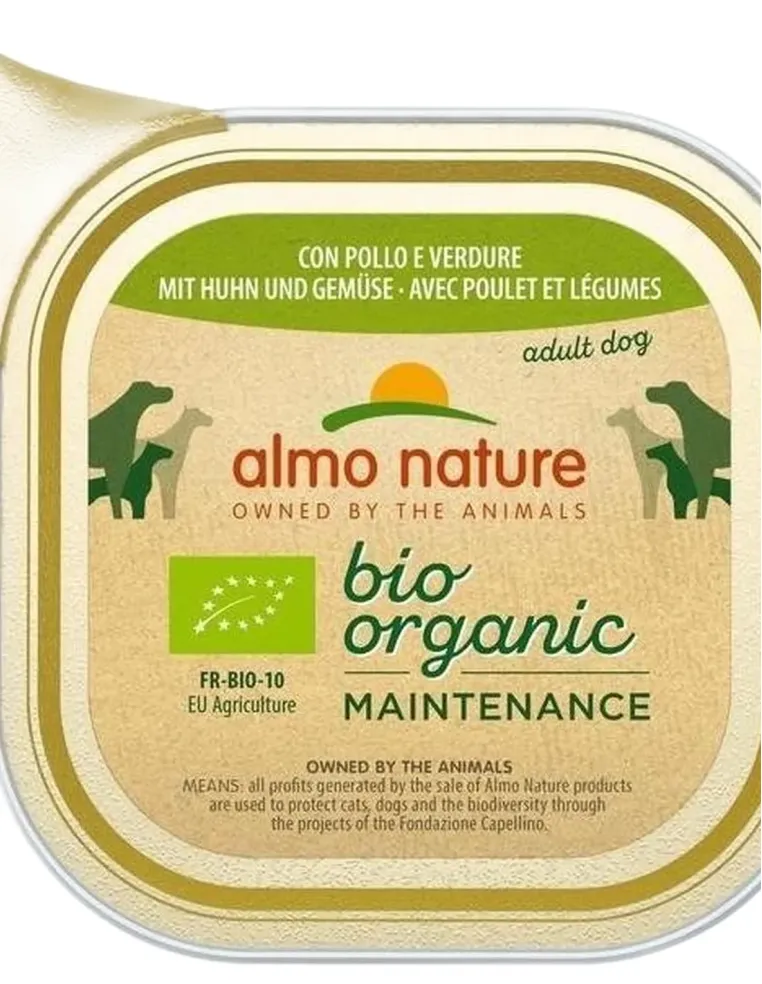 Almo nature pfc daily menù bio cane adult con pollo e verdure 100 gr  