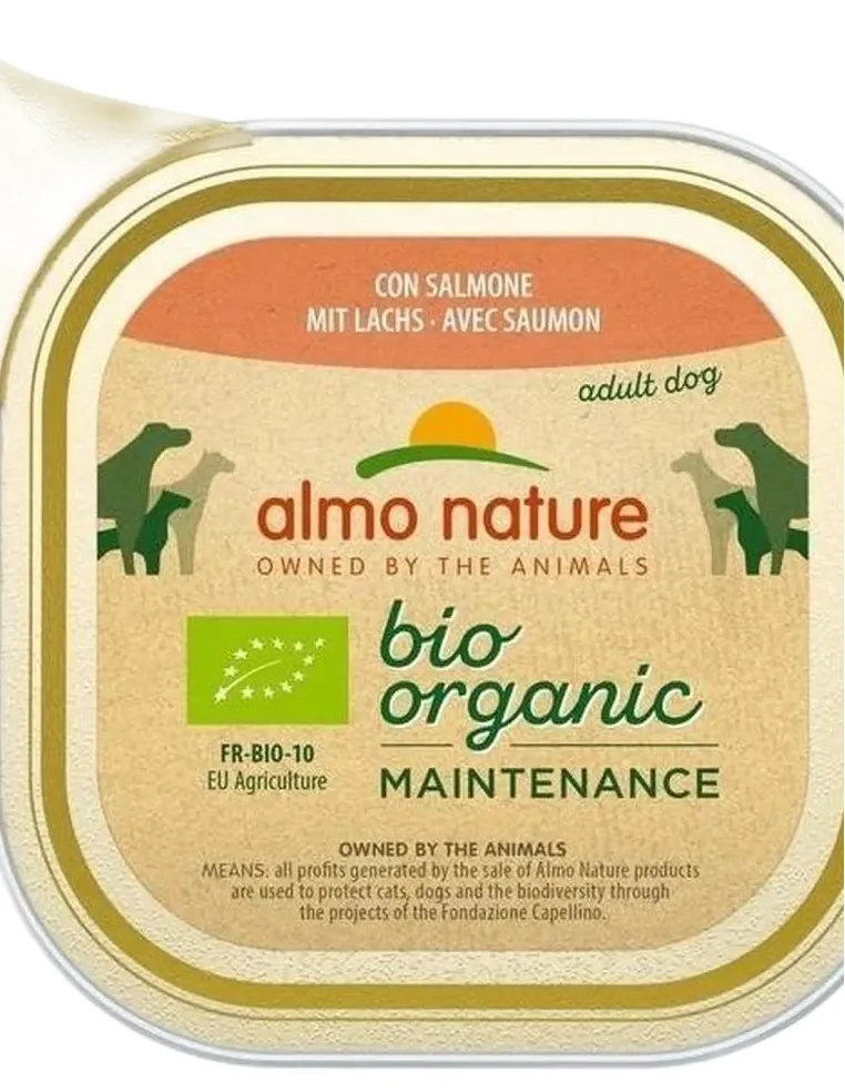 Almo nature pfc daily menù bio cane adult con salmone 100 gr  
