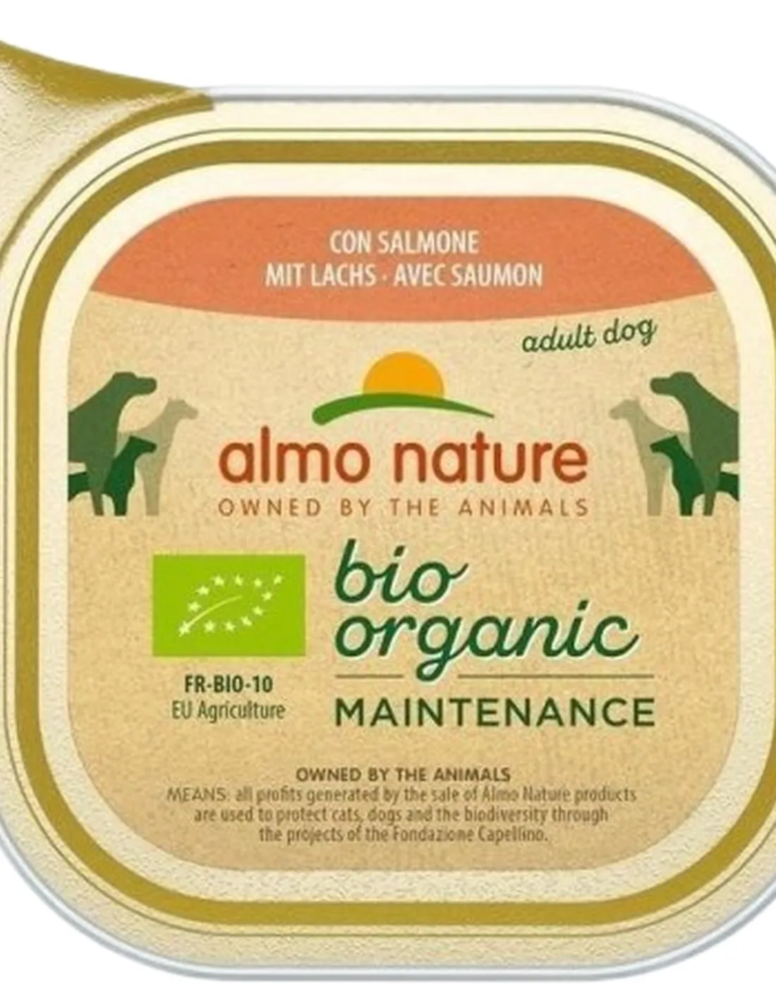 Almo nature pfc daily menù bio cane adult con salmone 100 gr   Almo nature pfc daily menù bio cane adult con salmone 100 gr