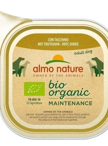 Almo nature pfc daily menù bio cane adult con tacchino 100 gr  