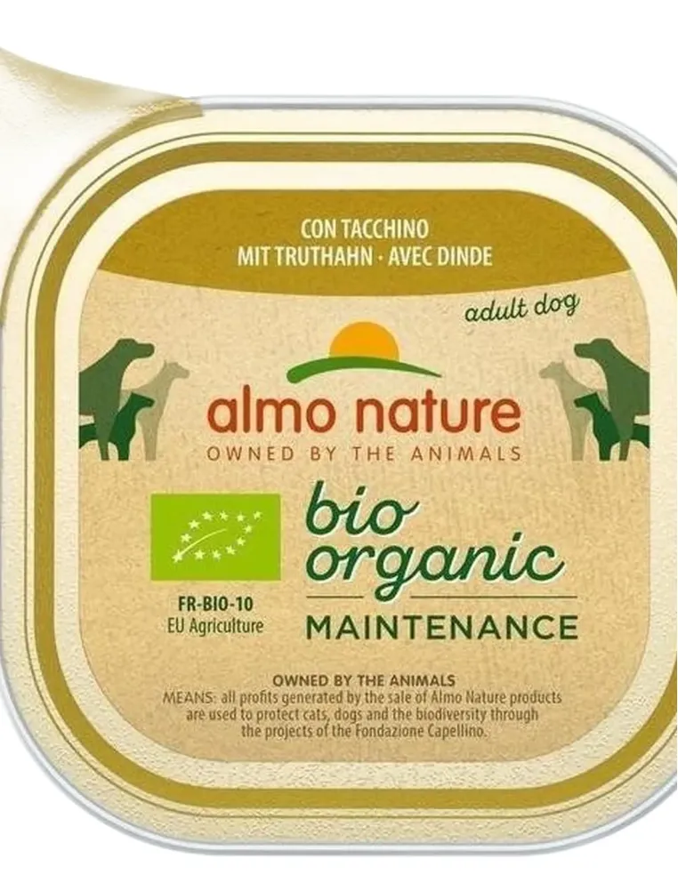 Almo nature pfc daily menù bio cane adult con tacchino 100 gr  